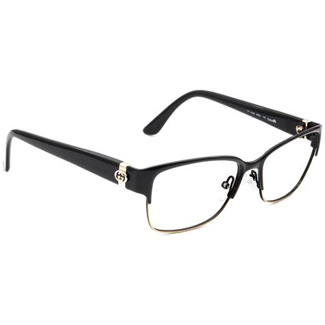 gucci gg 4238 cqy 15 53|Gucci GG4238 WRU/15 Eyeglasses in Black Gold.